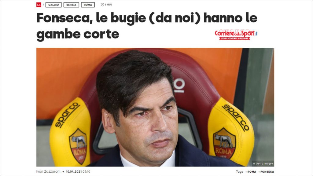 Fonseca corriere