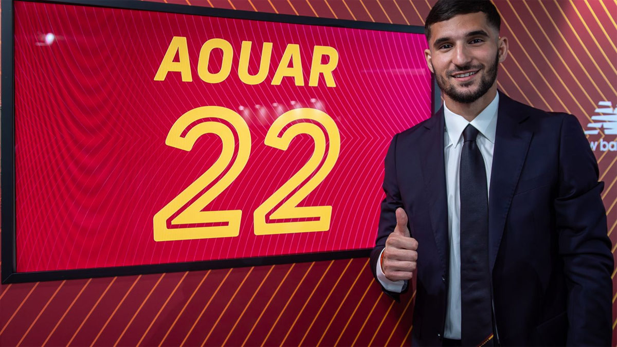 Houssem Aouar est un nouveau joueur de l'AS Roma [OFFICIEL]