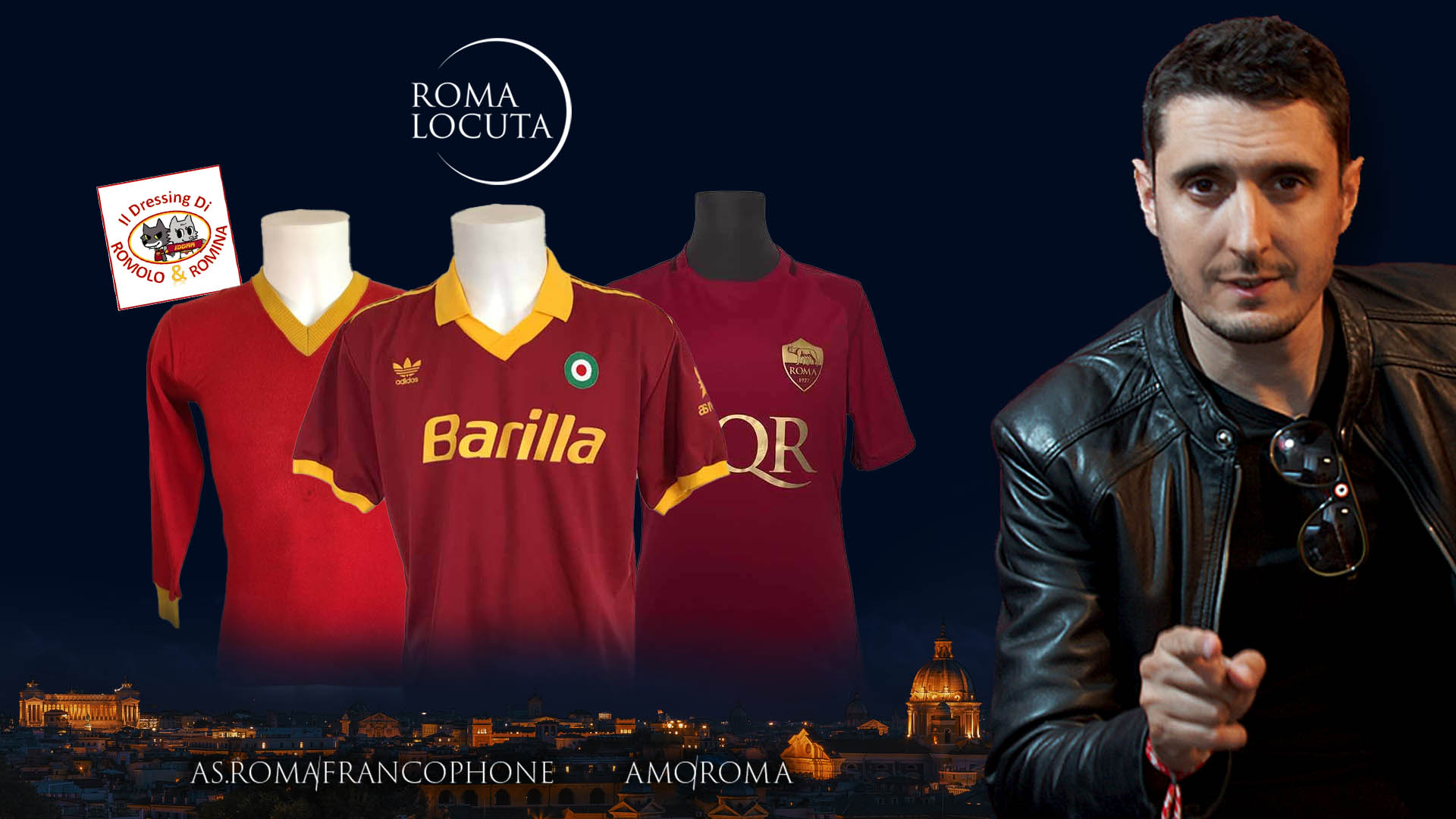 Un maillot, une histoire. La Roma, des couleurs et un symbole associés à la  Ville éternelle