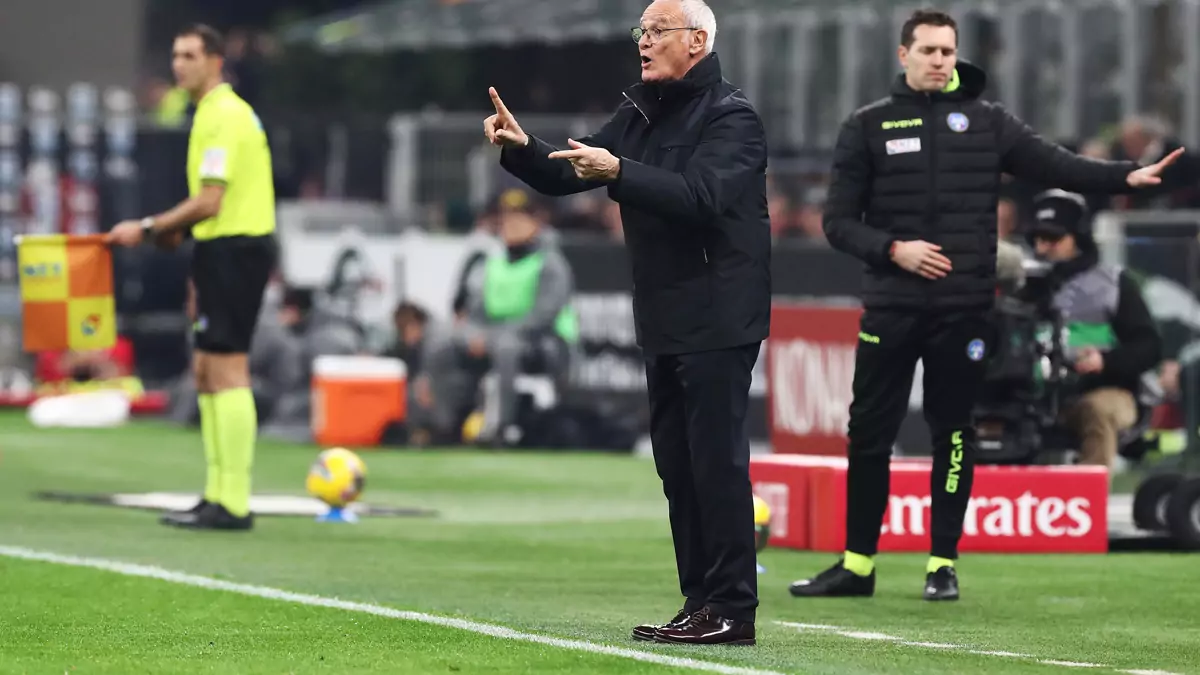 Ranieri : « Nous avons fait en seconde mi-temps tout ce que eux ont fait en première période ».
