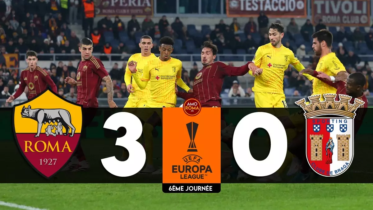 AS Roma 3 – 0 : La Roma régale l&rsquo;Olimpico et reste en vie en UEL !