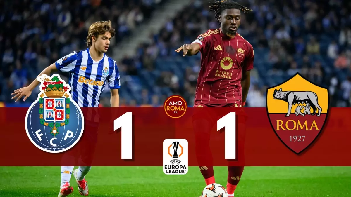 FC Porto 1 – 1 AS Roma : 90&prime; à l&rsquo;Olimpico pour aller chercher une place en 1/8èmes de finale.