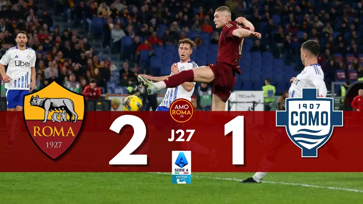 AS Roma 2 – 1 Como : Coaching gagnant de Ranieri avec 2 buts venus du banc !