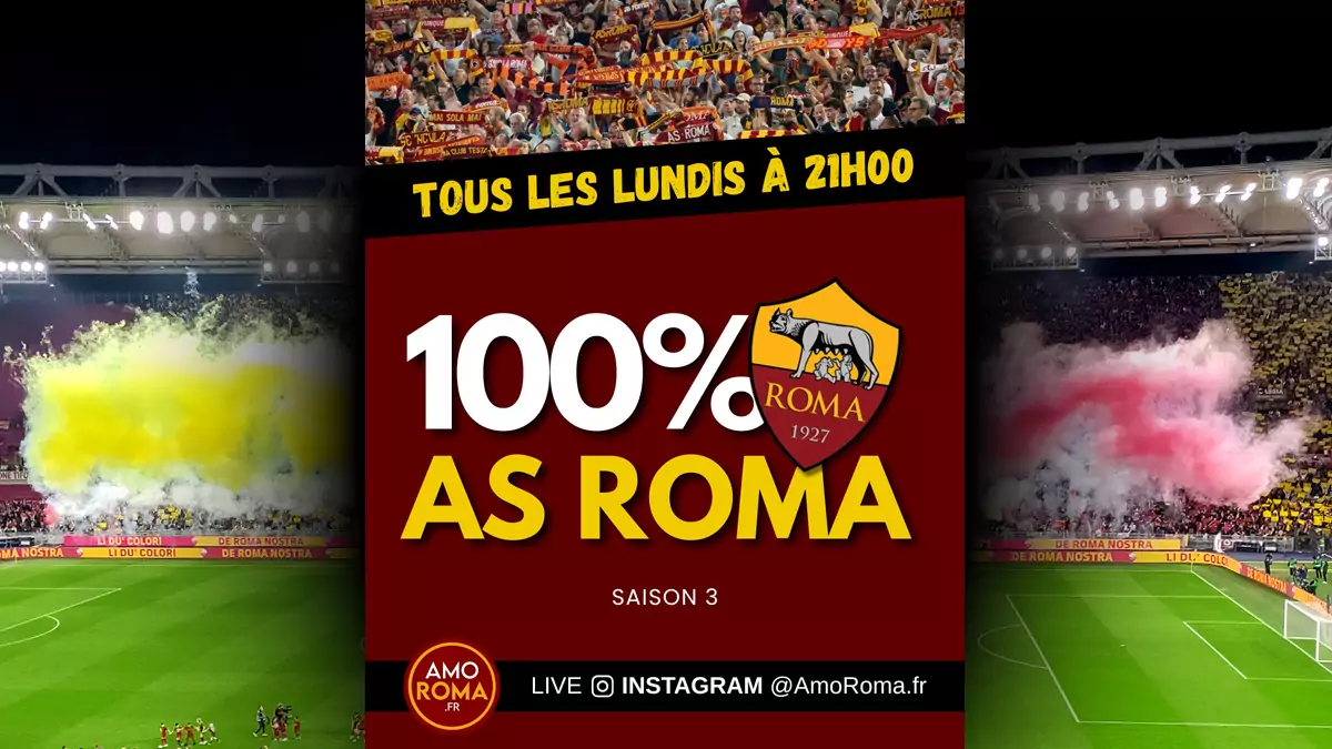 LIVE 100% AS Roma avec Dario et Aymeric