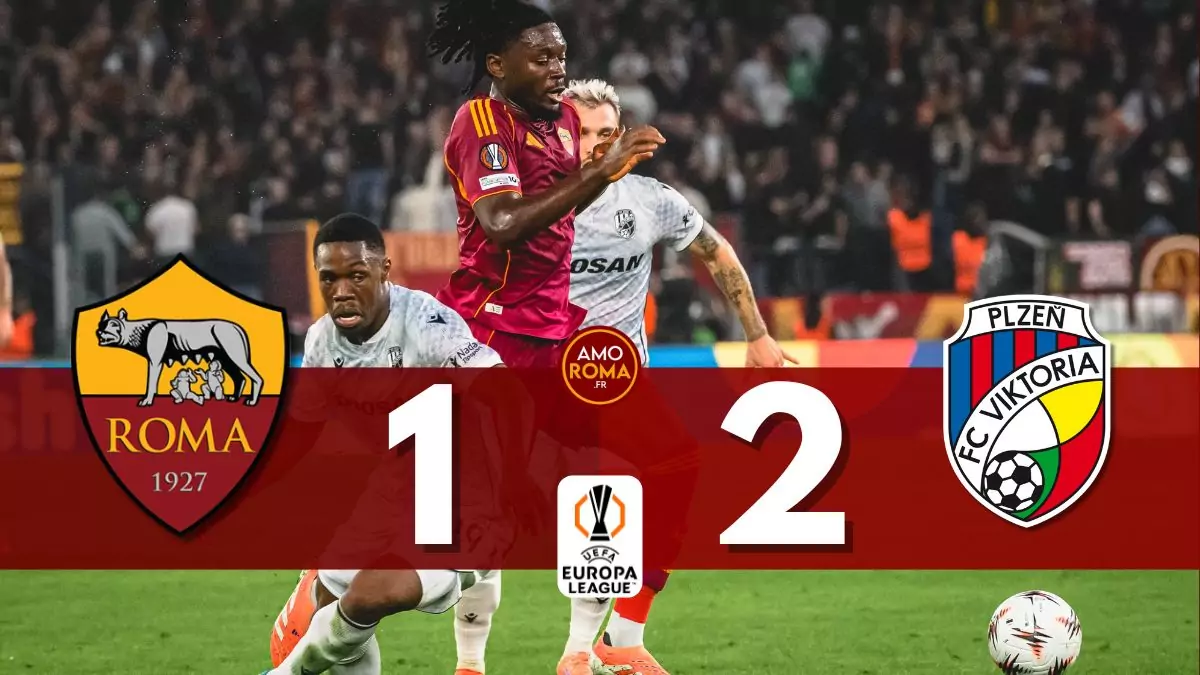AS Roma 1 – 2 Plzeň : Gasperini perd à l&rsquo;Olimpico, épisode 4 !