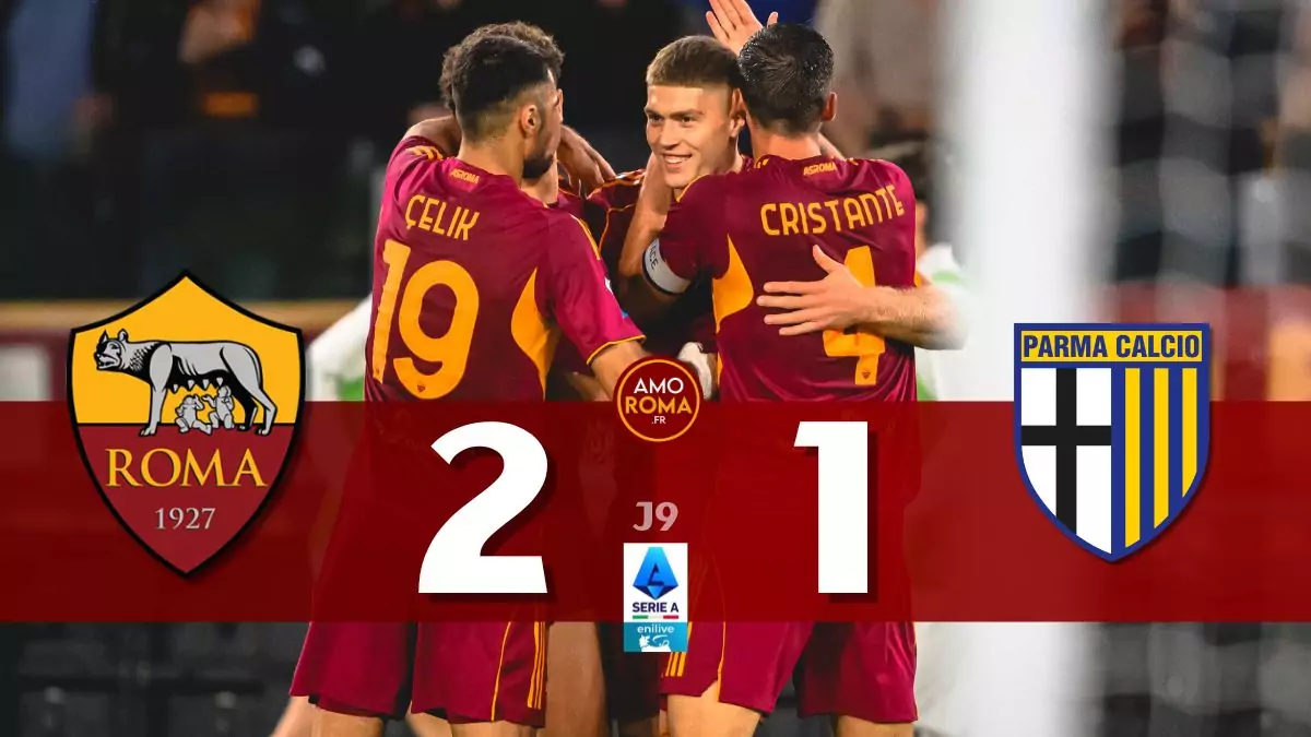 AS Roma 2 – 1 Parma : Hermoso et Dovbyk pour les 3 points !
