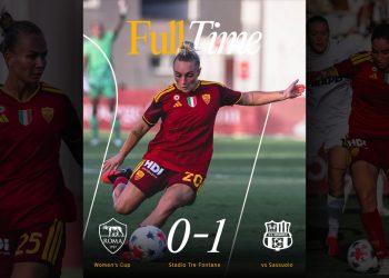 AS Roma F 0 – 1 Sassuolo : la Roma s&rsquo;incline pour son 1er match de la saison à domicile sur un but de Clelland.