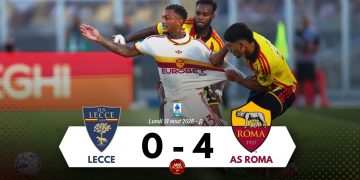 Lecce 0 – 4 AS Roma : Malen voit double, Soulé et Mora pour clore le match.