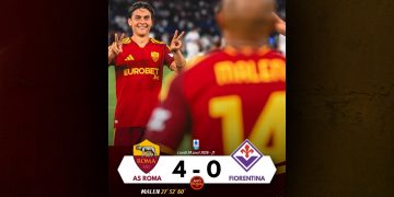 ▶️ Replay du debrief du match AS Roma 4 – 0 Fiorentina du 24 août 2026.