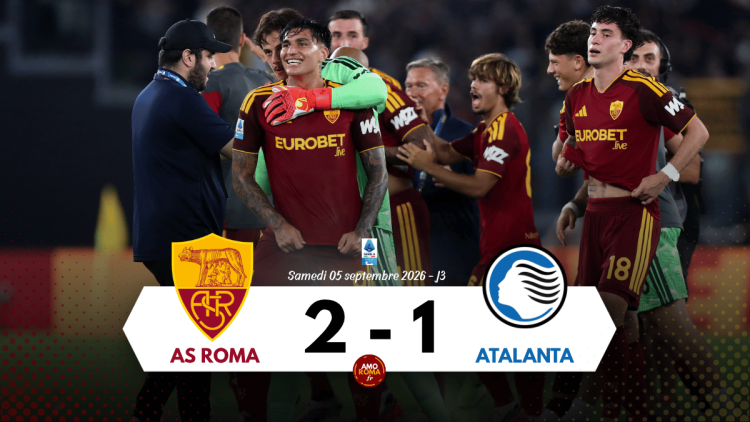 AS Roma 2 – 1 Atalanta : Hermoso et Soulé font craquer Carnesecchi en toute fin de match !