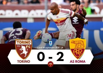 Torino 0 – 2 AS Roma : La Roma s&rsquo;impose sur des buts de Malen et Pisilli et reprend la tête de la Serie A !