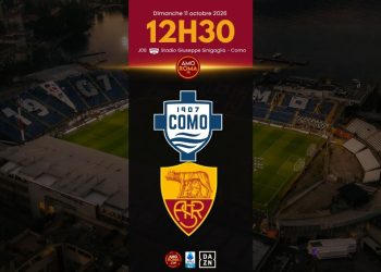 Como / AS Roma – J06 : Présentation du match, diffusion TV et programme AmoRoma.
