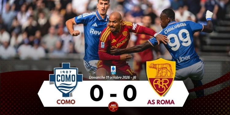Como 0 – 0 AS Roma : Malen voit rouge ! La Roma peut se satisfaire de ce point pris à Como.