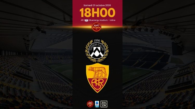 Udinese / AS Roma (Serie A J10) : horaires & diffusion TV, billets, infos et programme AmoRoma.