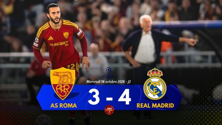 AS Roma 3 – 4 Real Madrid [LDC J2] : Le Real de Mourinho renverse la Roma de Gasperini en 7mn !