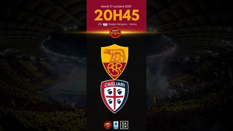 AS Roma – Cagliari : diffusion TV, billets, infos et programme AmoRoma CLUB… le guide complet !